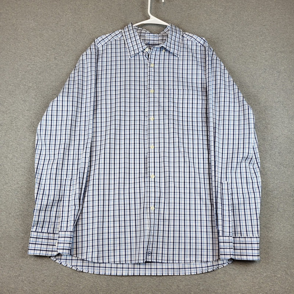 Vineyard Vines Shirt Mens Large Plaid Collared Long Sleeve Regular Button Up